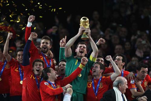 「ワールドカップ2010優勝の栄光」